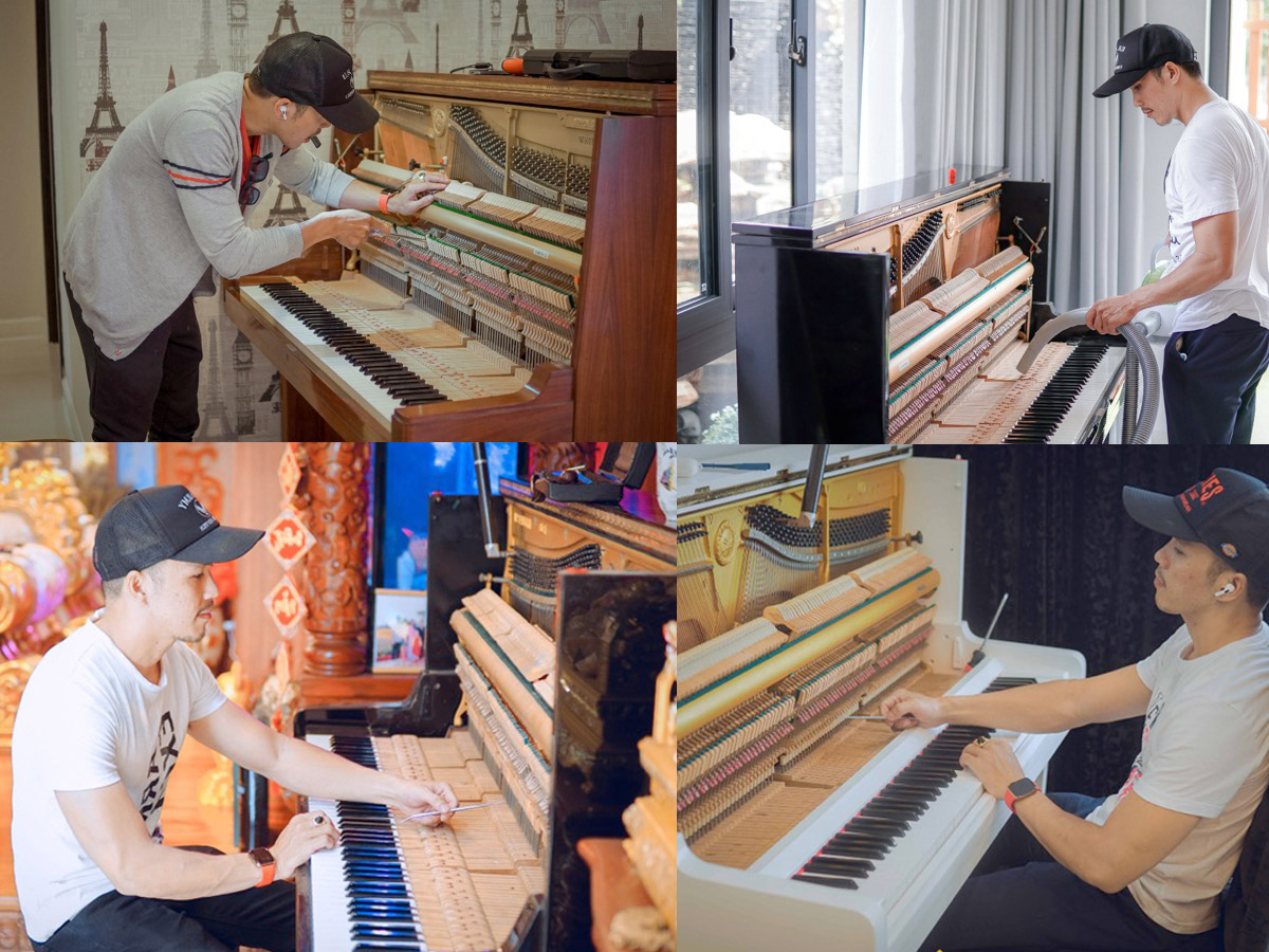 Dịch vụ bảo hành lên dây đàn piano Hải Dương