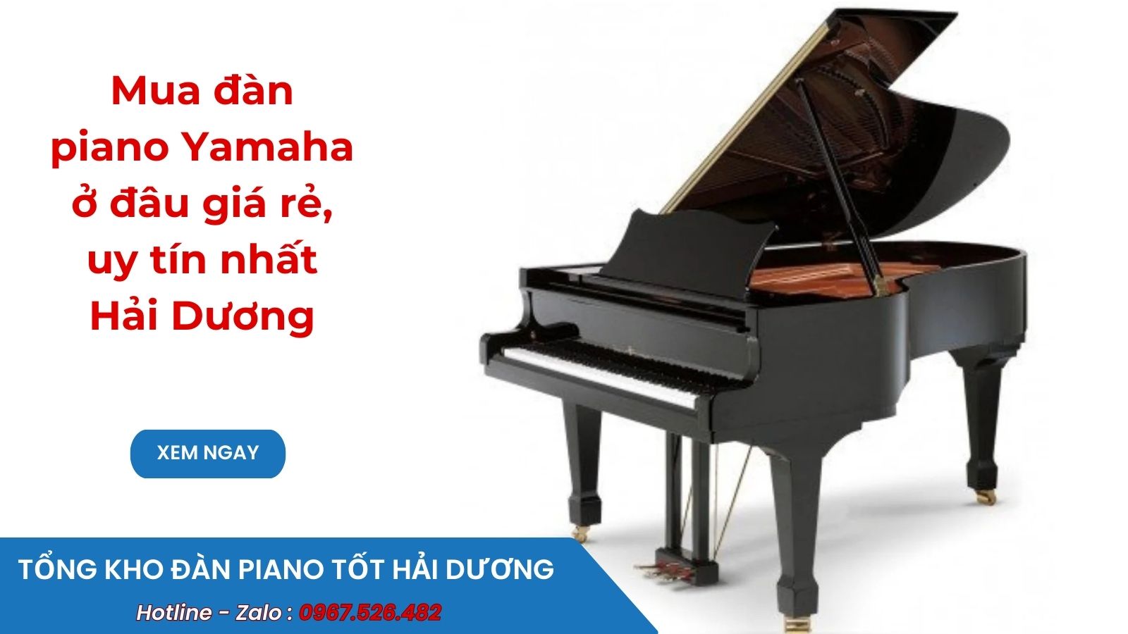 Mua đàn piano Yamaha ở đâu giá rẻ, uy tín nhất Hải Dương