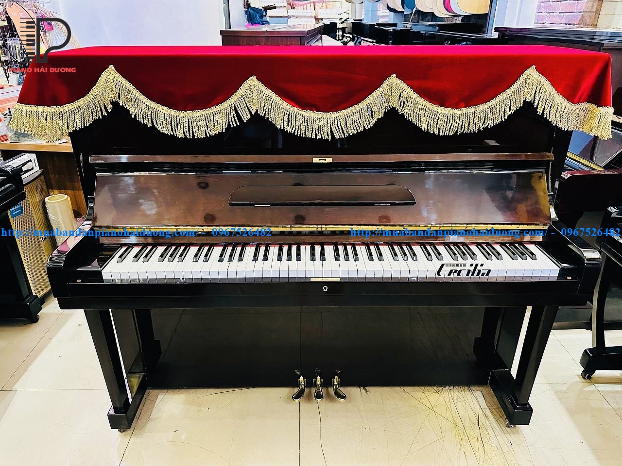 Khăn phủ đàn piano và khăn phủ phím tại Hải Dương